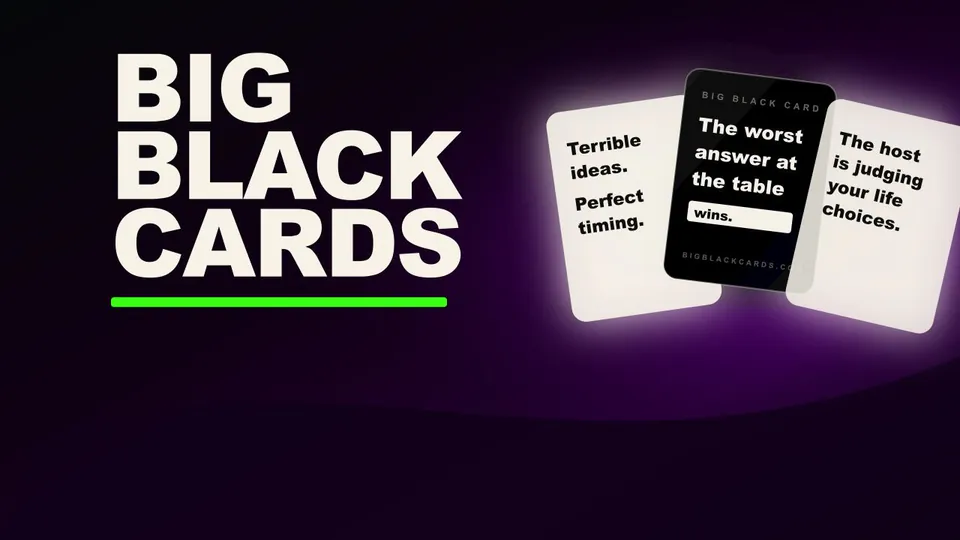 Big Black Cards: Fire TV title lockup: the worst answer wins
