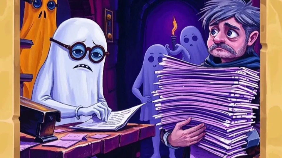 Dungeon Jerks: Ghost paperwork: forms that haunt
