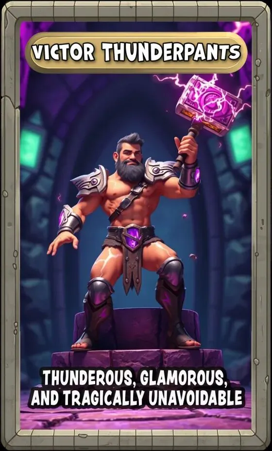 Dungeon Jerks: Character: Victor Thunderpants