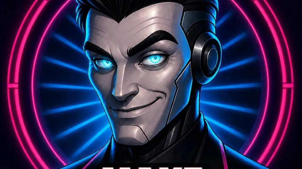 Make Enemies: SAVAGE title lockup: neon smirk included