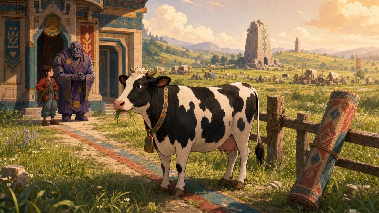 The Most Important Cow in the Galaxy (PAC): Peace in Practice: cow diplomacy wins